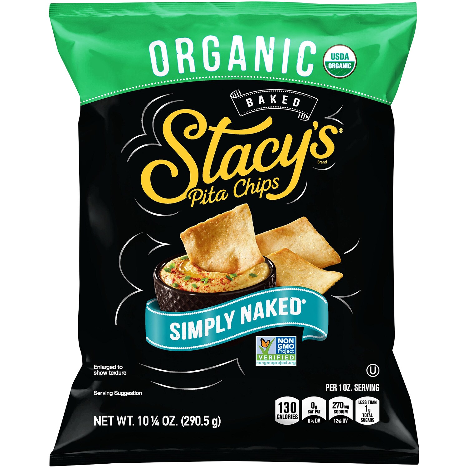 Stacy's Organic Pita Chips, Simply Naked