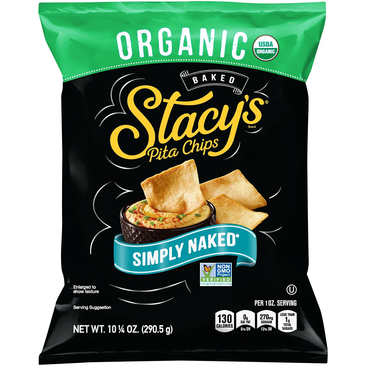 Stacy's Organic Pita Chips, Simply Naked