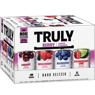 TRULY Hard Seltzer Berry Variety Pack, Cans
