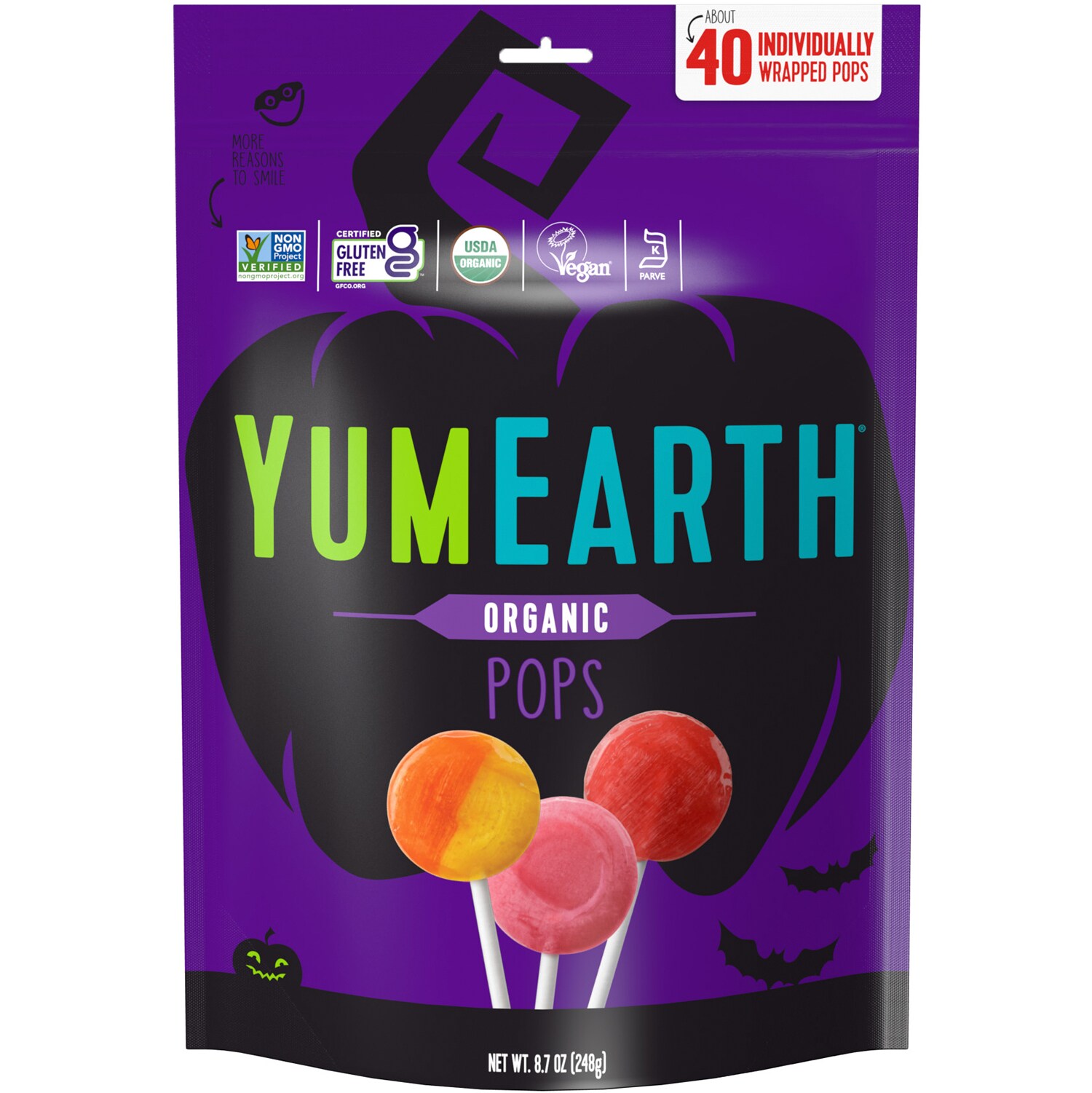 Yum Earth Organic Halloween Pops