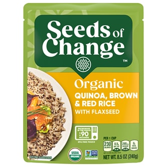 Seeds of Change Organic Quinoa, Brown, & Red Rice with Flaxseed