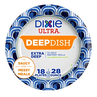 Dixie Ultra Deep Dish Paper Plates