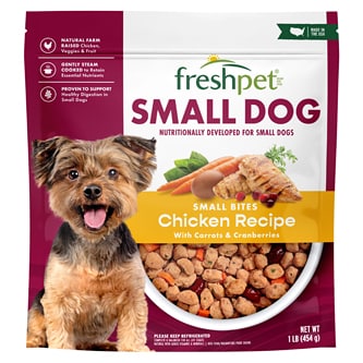 Freshpet Select Small Dog Refrigerated Food, Bite Sized Chicken Recipe