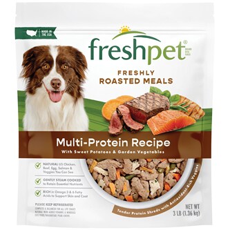 Freshpet Select Multi-Protein Complete Meal Refrigerated Dog Food, Chicken, Beef, Egg & Salmon Recipe