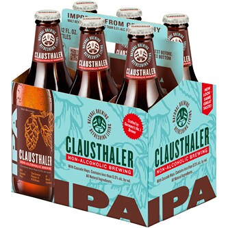 Clausthaler IPA Non-Alcoholic Beer, Glass Bottles