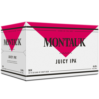 Montauk Brewing Juicy IPA, Cans