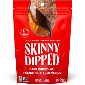 SkinnyDipped Almonds, Dark Chocolate Peanut Butter
