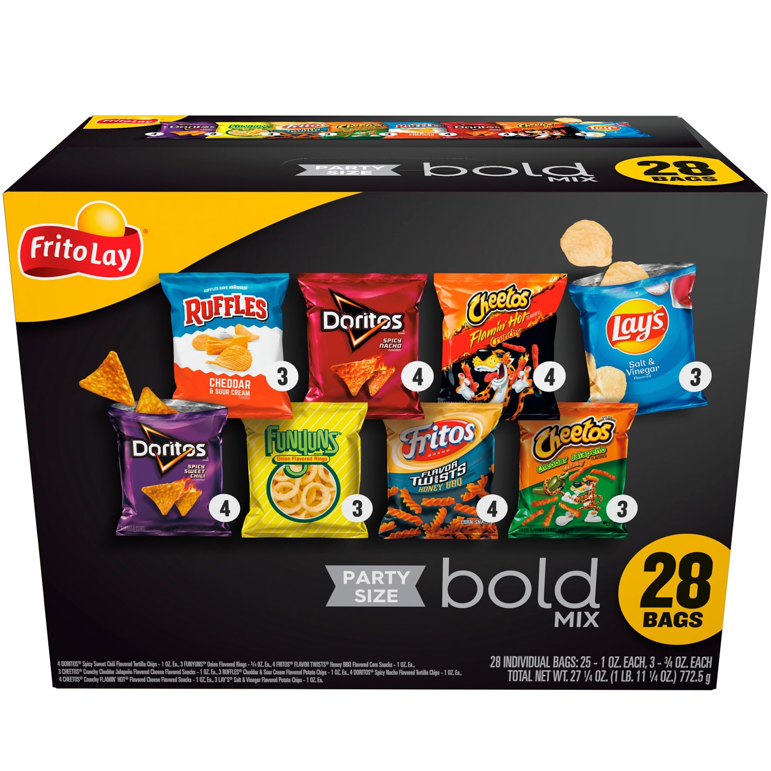 Frito-Lay Bold Mix Variety Pack, Party Size