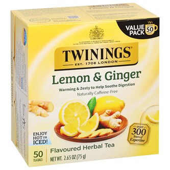 Twinings Lemon & Ginger Herbal Tea