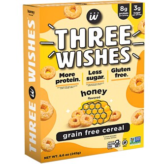 Three Wishes Grain Free Cereal, Honey