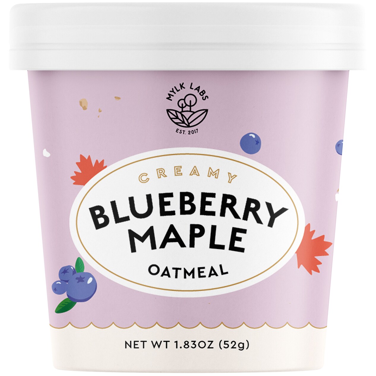 Mylk Labs Oatmeal Cup, Blueberry Maple