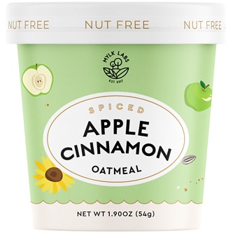 Mylk Labs Oatmeal Cup, Apple Cinnamon