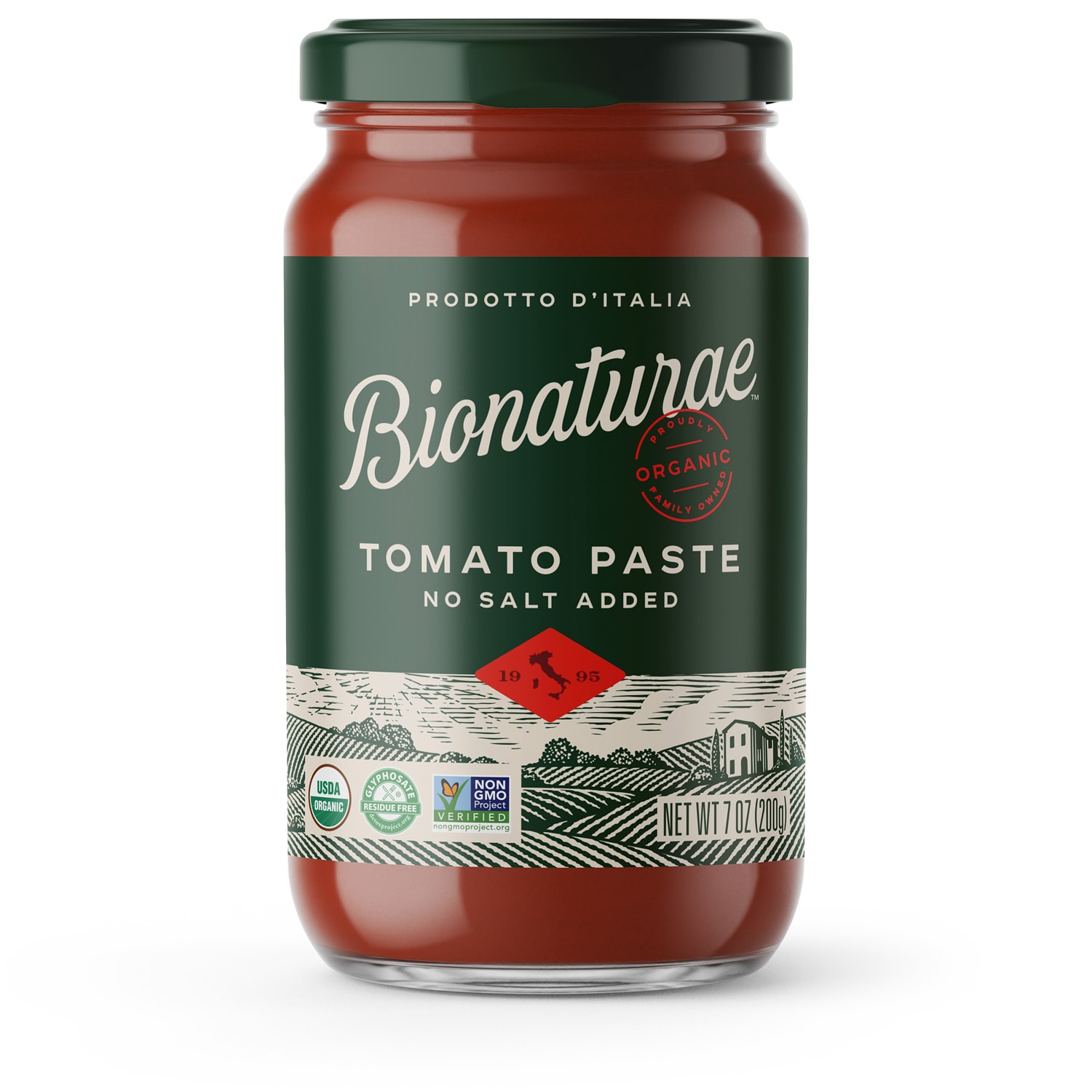Bionaturae Organic Tomato Paste, No Salt Added