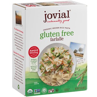 Jovial Organic Gluten-Free Brown Rice Farfalle