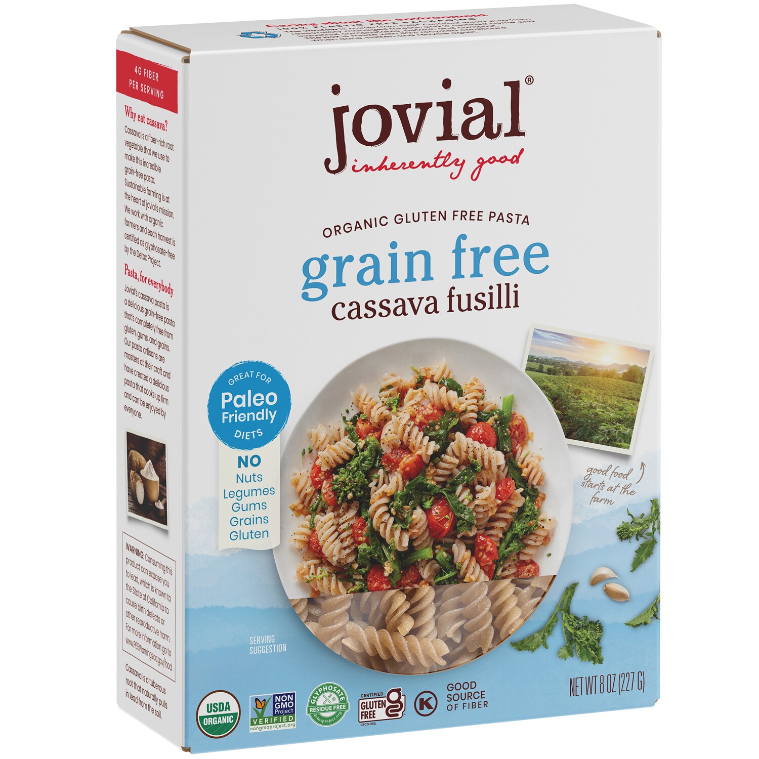 Jovial Organic Grain Free Cassava Fusilli