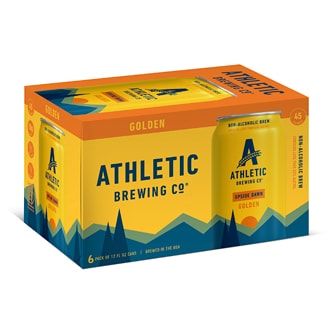 Athletic Brewing Co. Upside Dawn Non-Alcoholic Golden, Cans