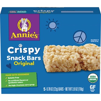 Annie's Organic Crispy Snack Bars, Original