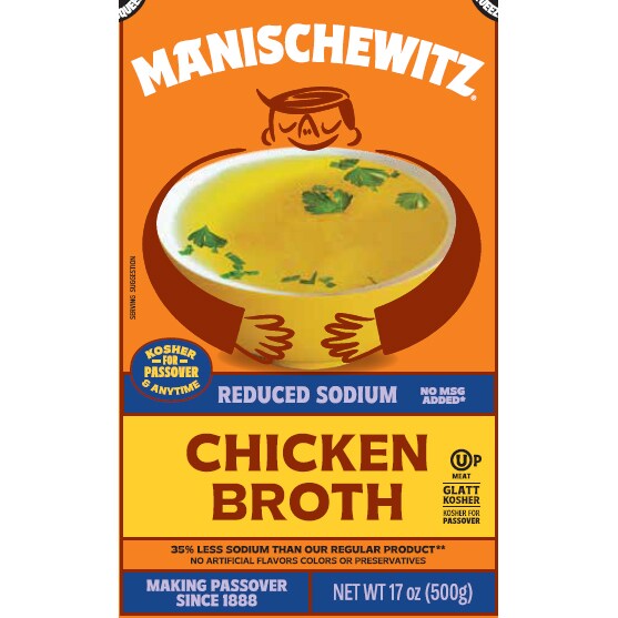 Manischewitz Reduced Sodium Chicken Broth