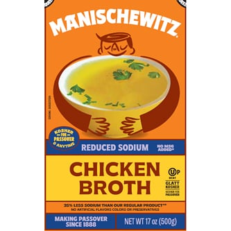 Manischewitz Reduced Sodium Chicken Broth