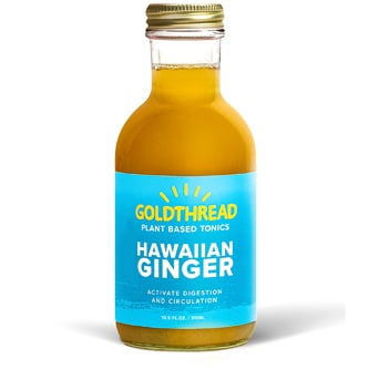 Goldthread Plant Based Tonic, Hawaiian Ginger, Glass Bottle