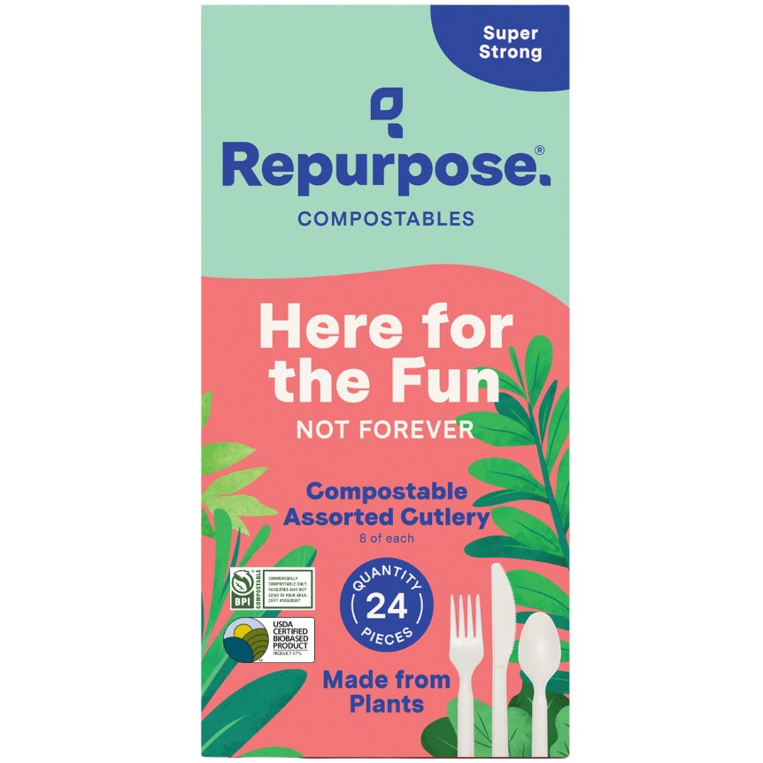 Repurpose Compostable Ultra Strong Assorted Utensils