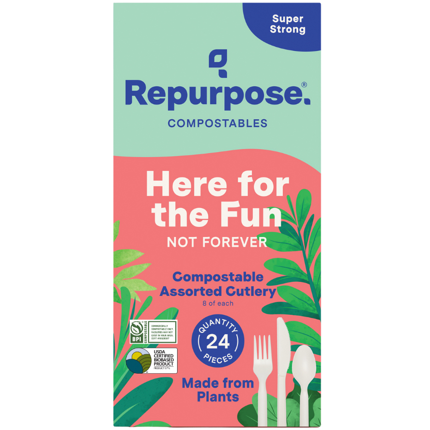Repurpose Compostable Ultra Strong Assorted Utensils