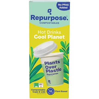 Repurpose Compostable Cups, Lids & Sleeves
