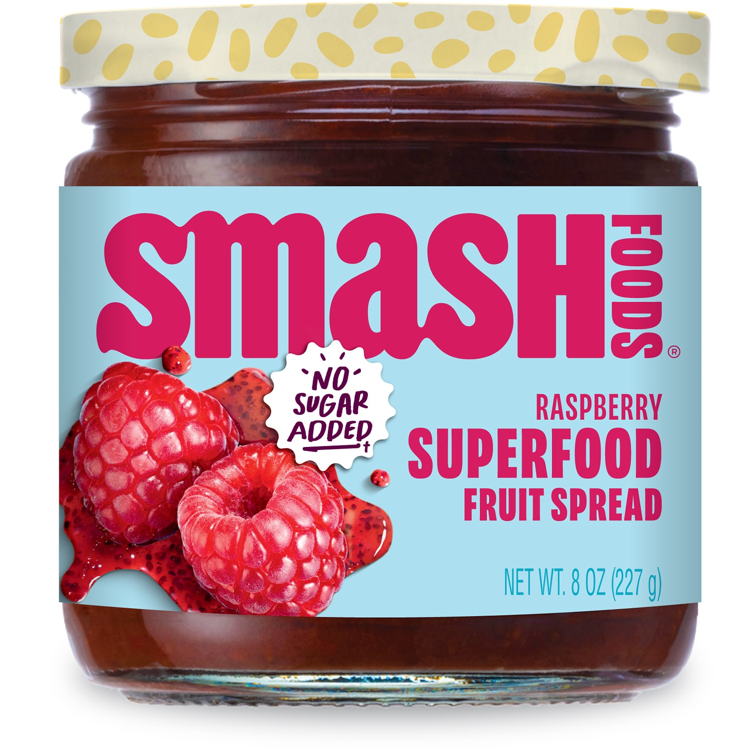 Smash Foods, Superfood Jam, Raspberry