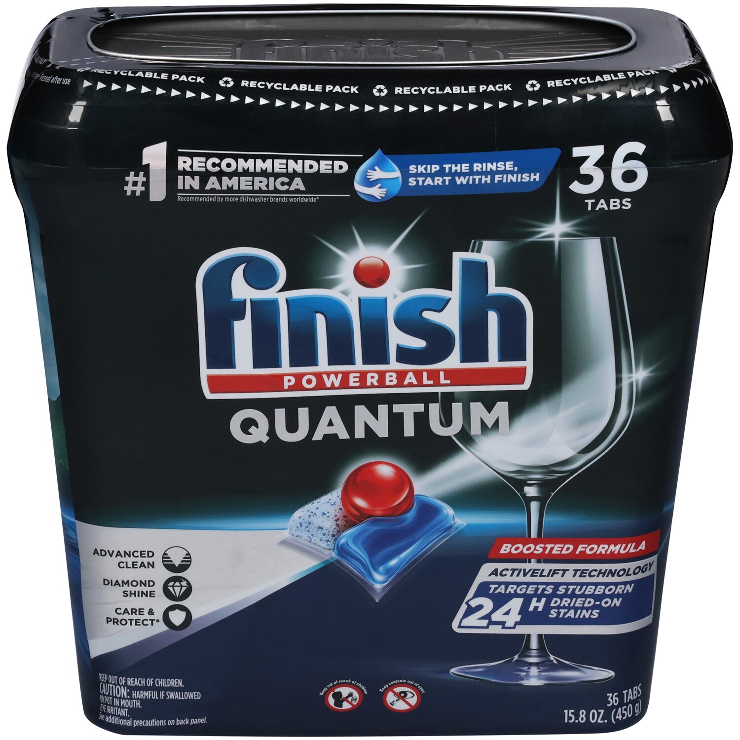 Finish Powerball Quantum Dishwasher Tabs