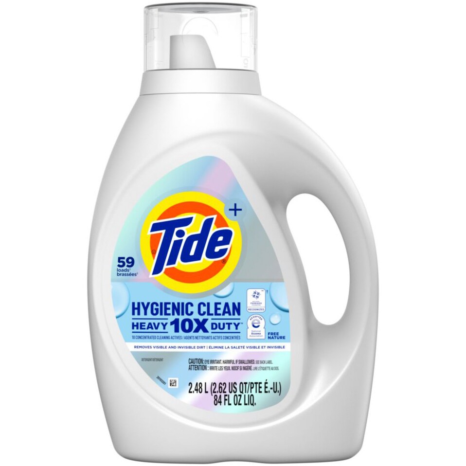 Tide Hygienic Clean Heavy Duty 10X Free Liquid Laundry Detergent