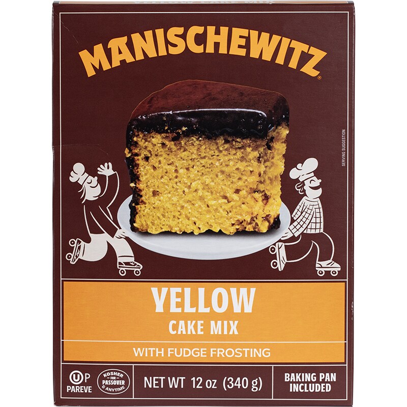 Manischewitz Cake Mix, Yellow with Fudge Frosting