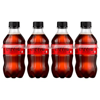 Coca-Cola Zero Sugar Cola, Plastic Bottles