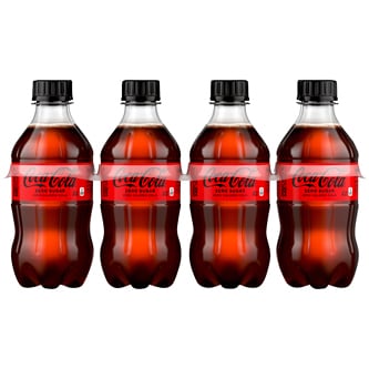 Coca-Cola Zero Sugar Cola, Plastic Bottles