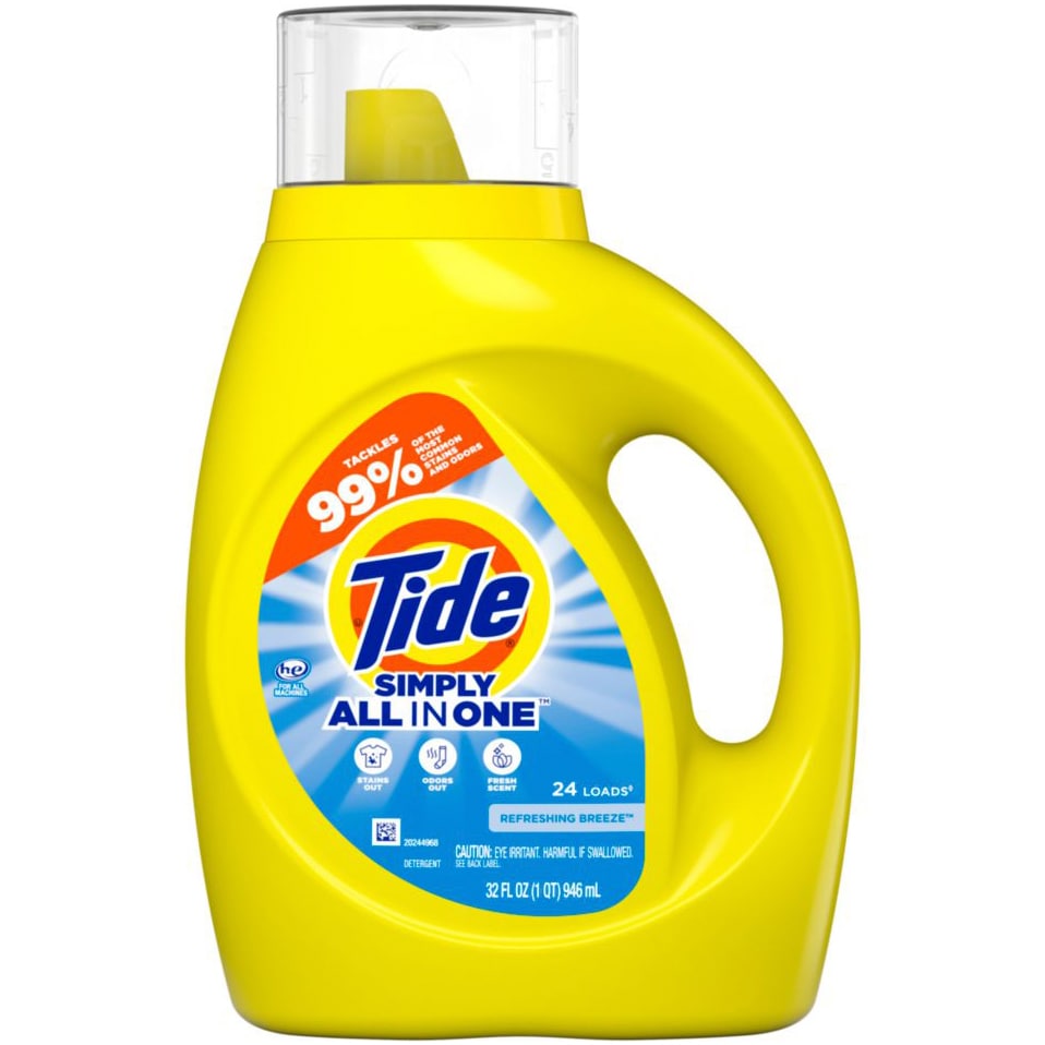 Tide Simply Clean & Fresh Laundry Detergent, Refreshing Breeze