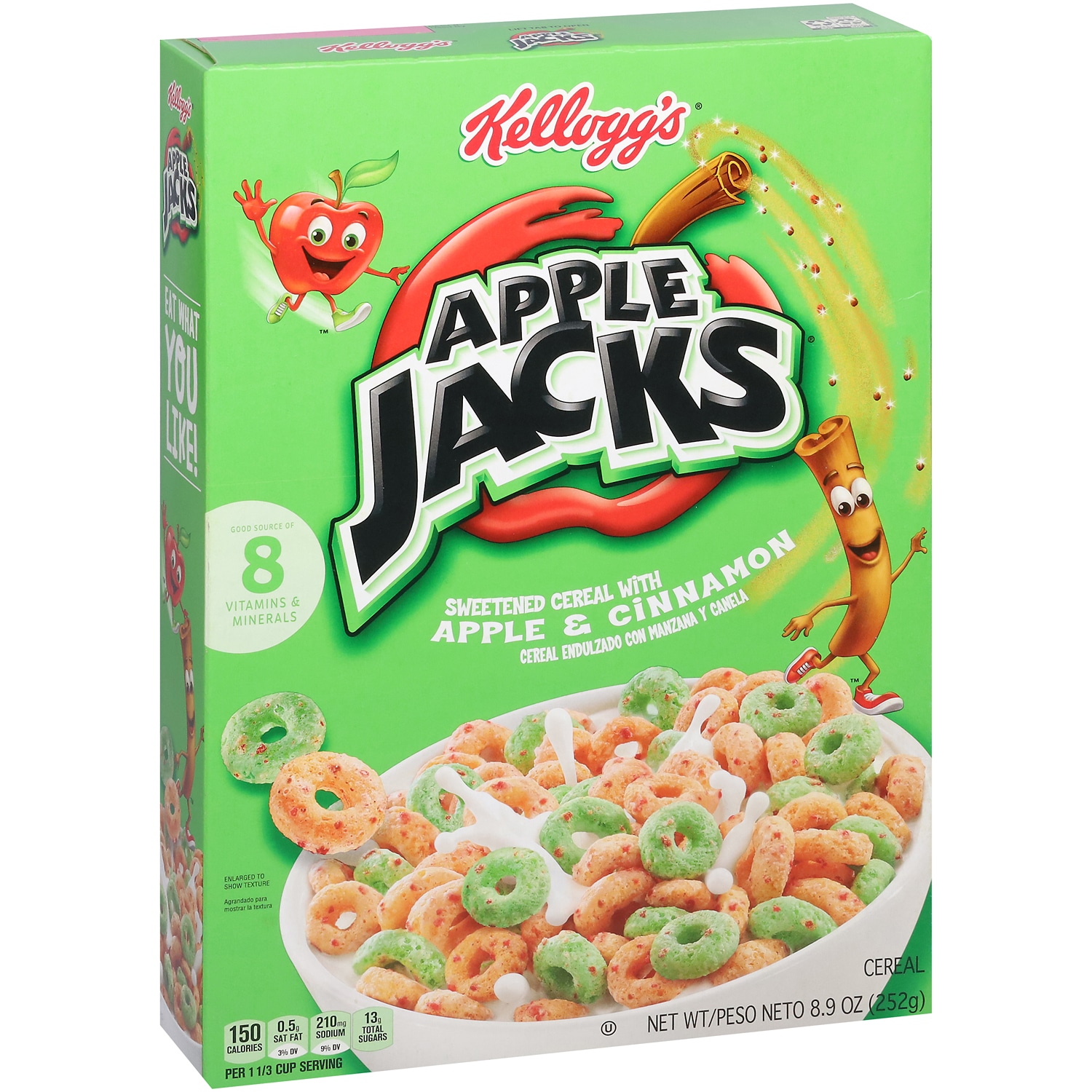 Kellogg's Apple Jacks Cereal, Apple & Cinnamon