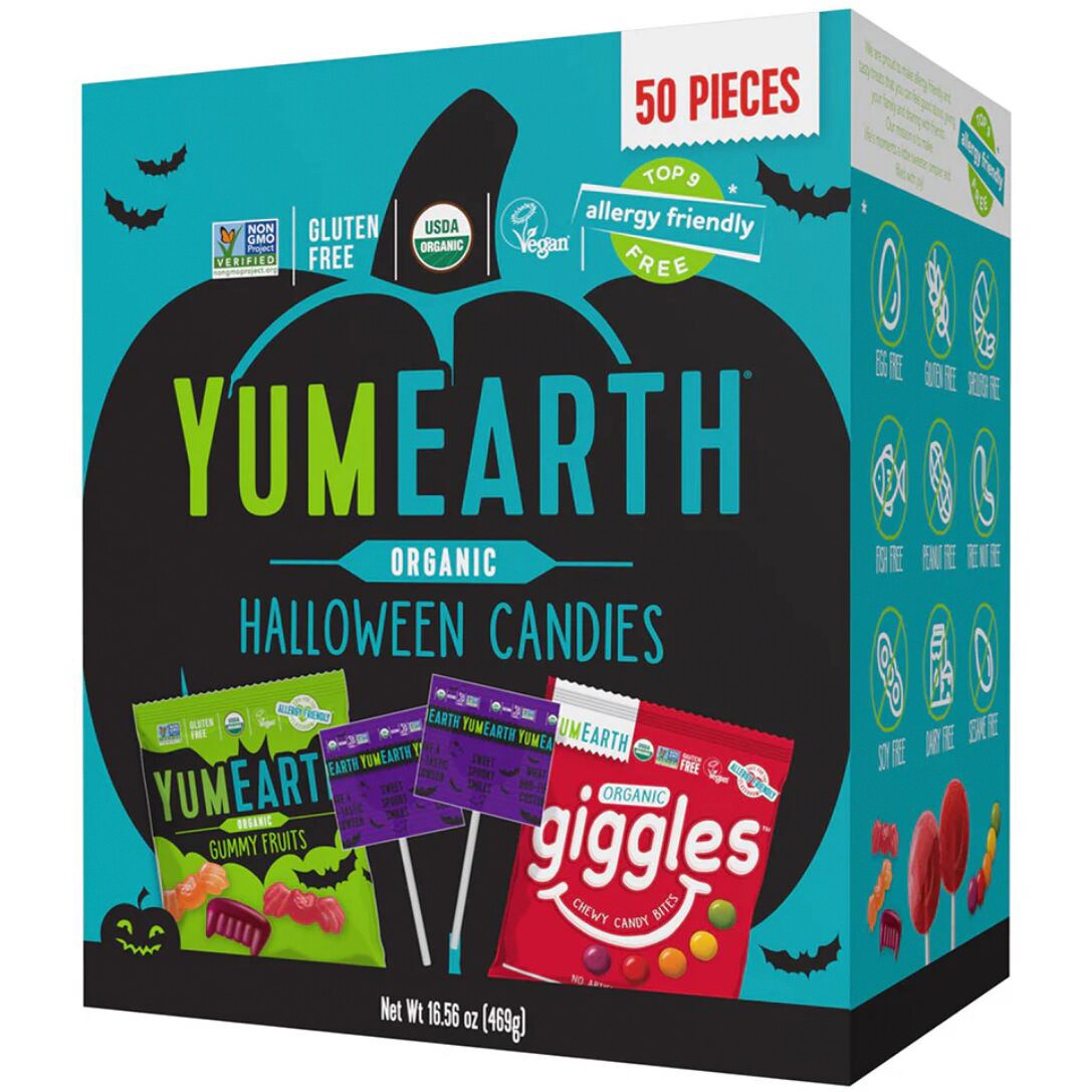 Yum Earth Organic Halloween Candies Variety Pack