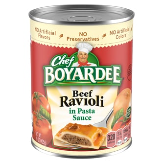 Chef Boyardee Beef Ravioli in Tomato & Meat Sauce