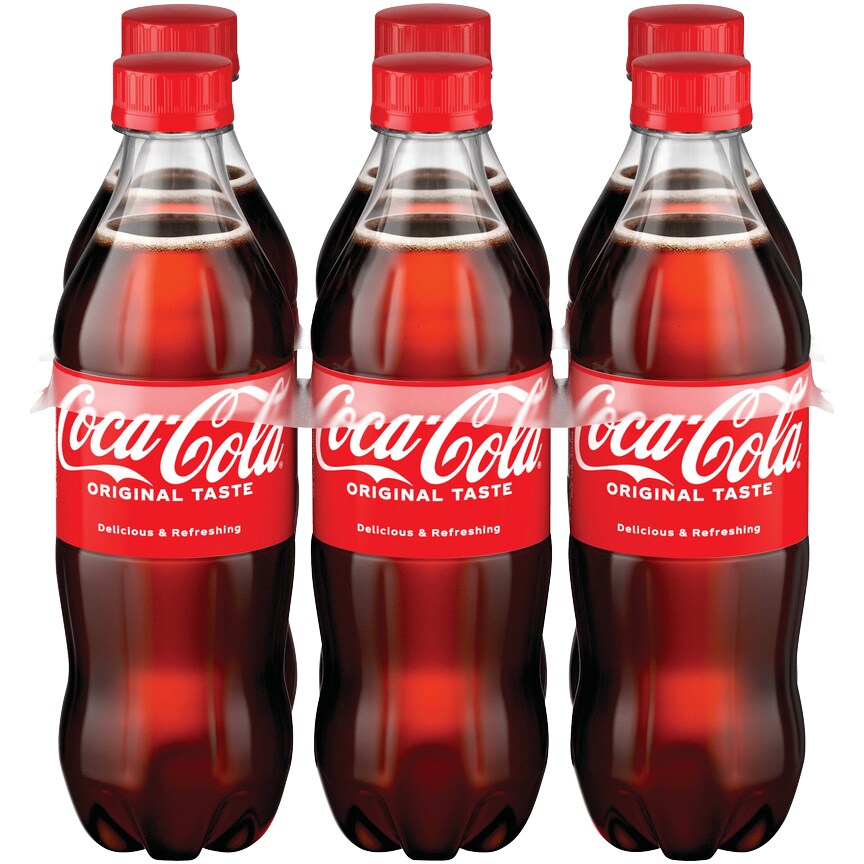 Coca-Cola Cola, Classic, Plastic Bottles
