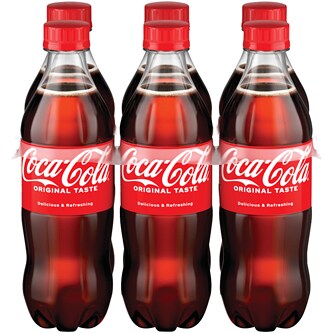 Coca-Cola Cola, Classic, Plastic Bottles