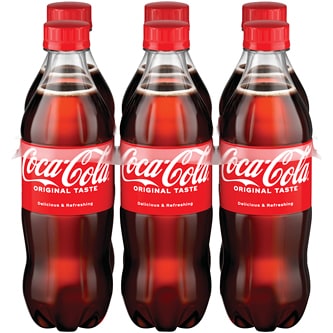 Coca-Cola Cola, Classic, Plastic Bottles