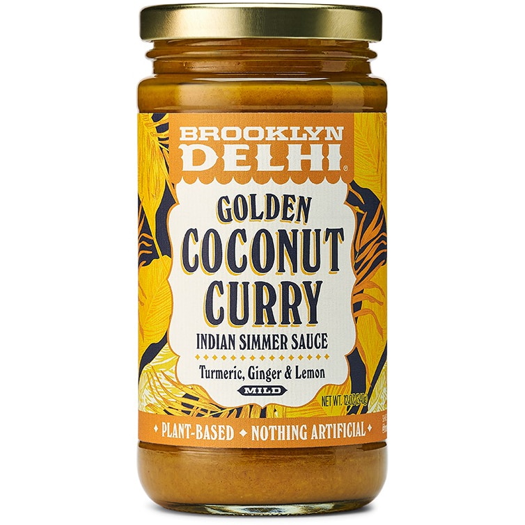 Brooklyn Delhi Indian Simmer Sauce, Golden Coconut Curry