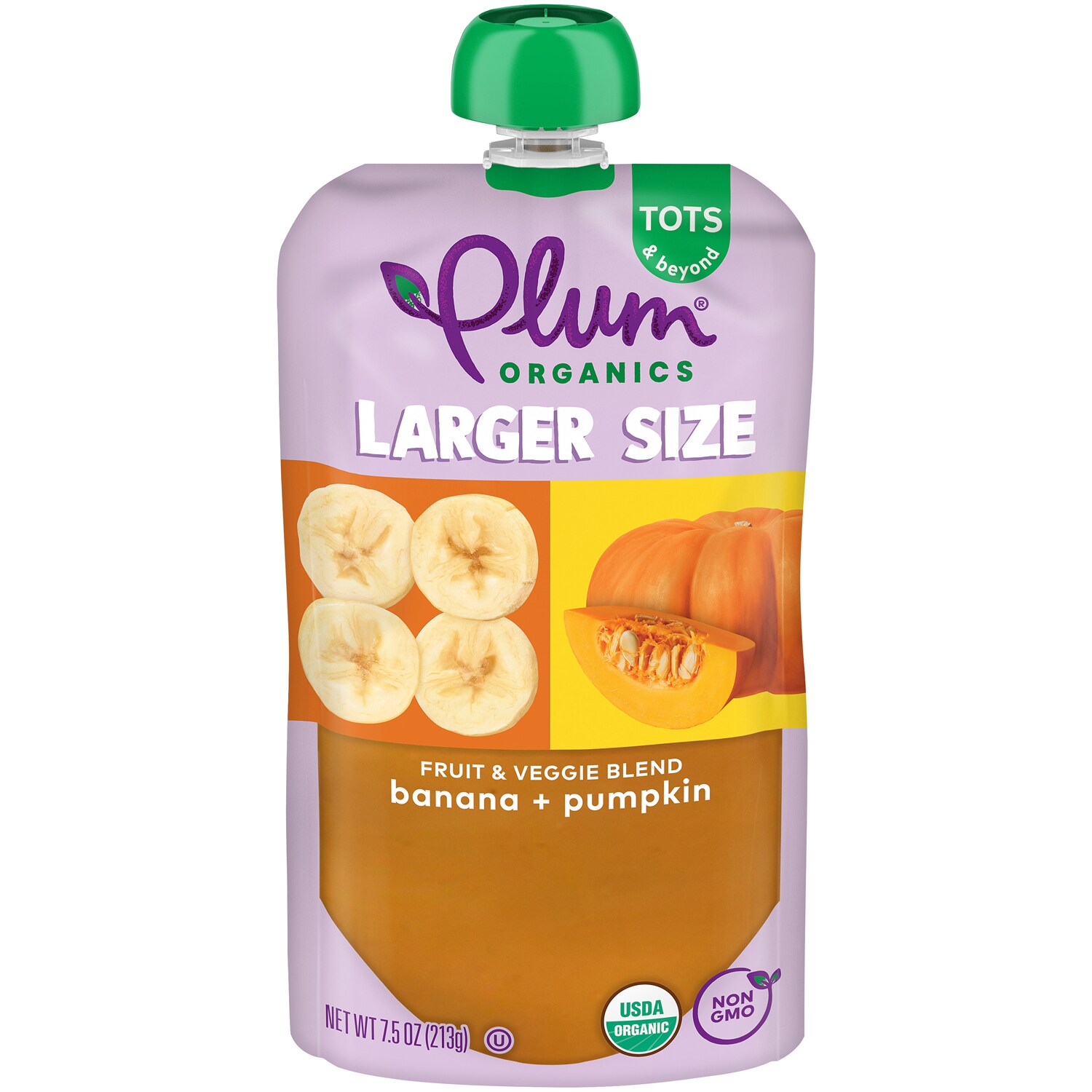 Plum Organics Fruit & Veggie Blend, Banana & Pumpkin