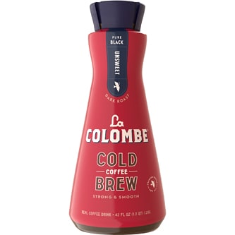 La Colombe Unsweetened Extra Bold Cold Brew, Dark Roast, Plastic Bottle