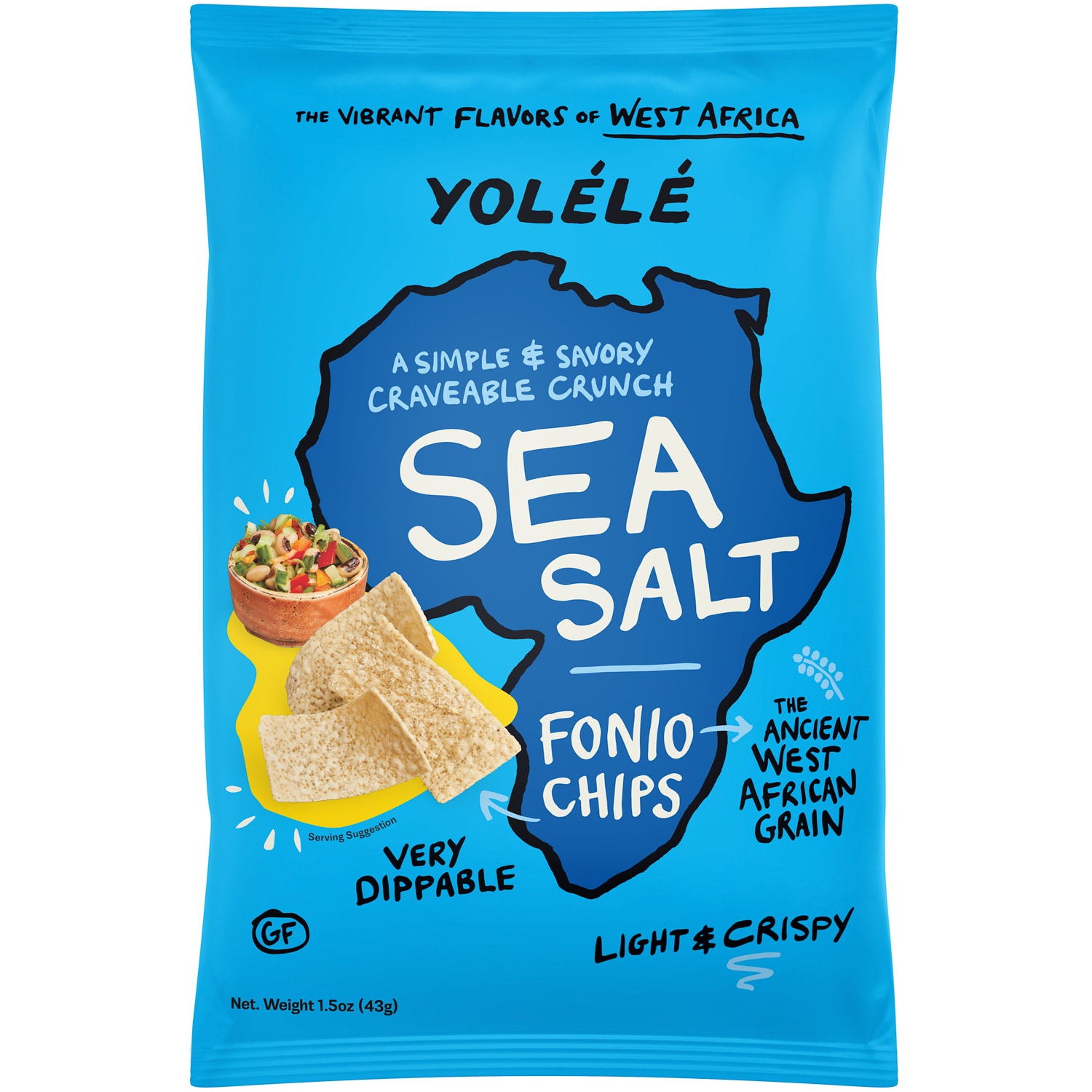 Yolélé Fonio Chips, Sea Salt