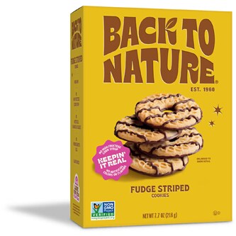 Back to Nature Cookies, Fudge Striped