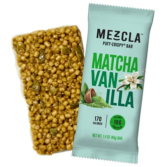 Mezcla Puff-Crispy Bar, Matcha Vanilla