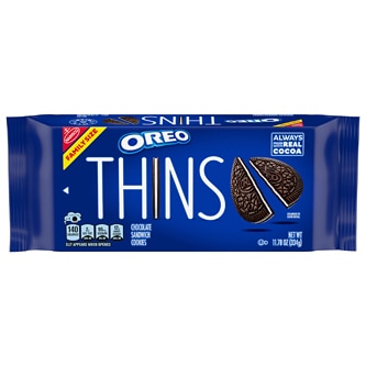 Nabisco Oreo Thins Chocolate Sandwich Cookies, Family Size