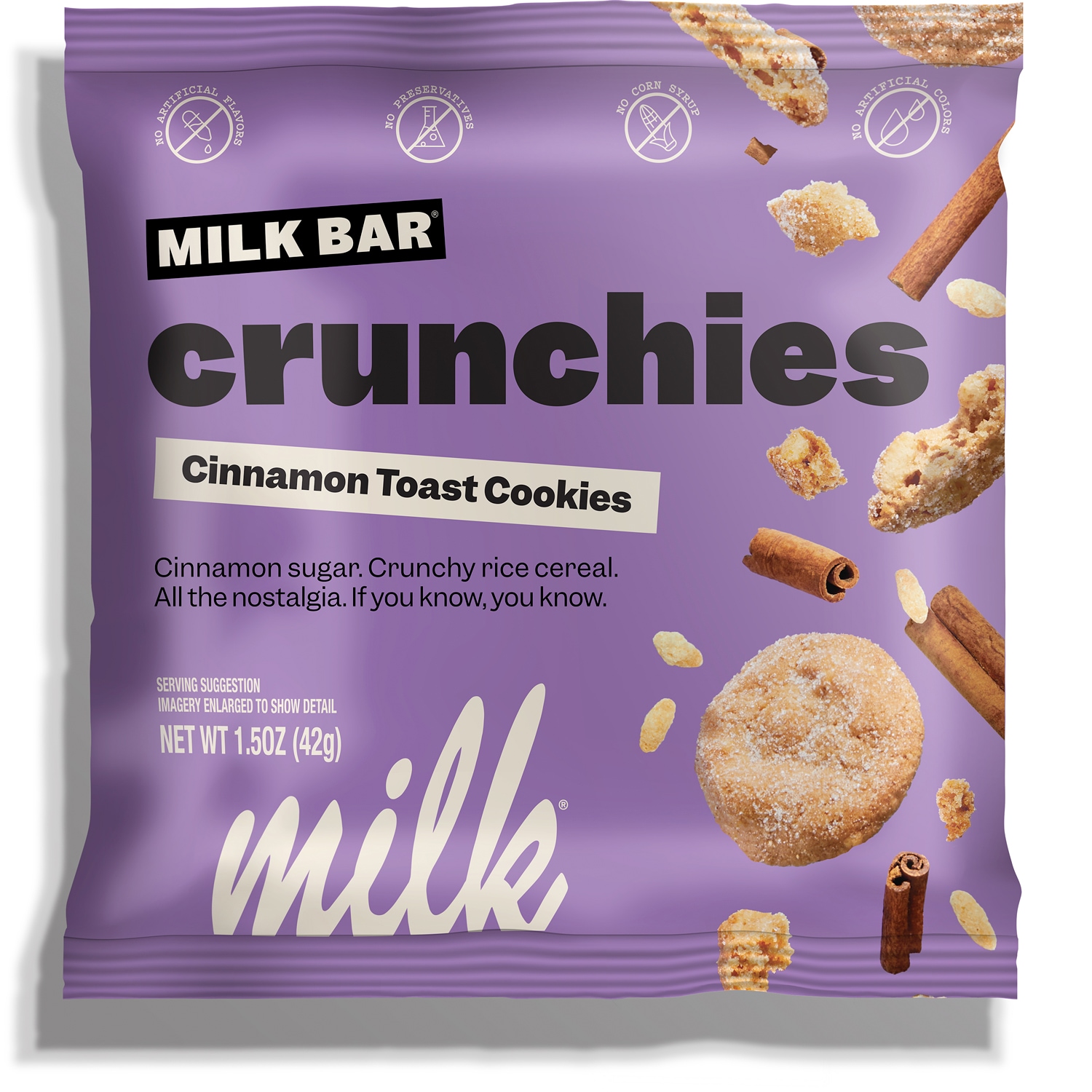 Milk Bar Crunchies Cookies, Cinnamon Toast