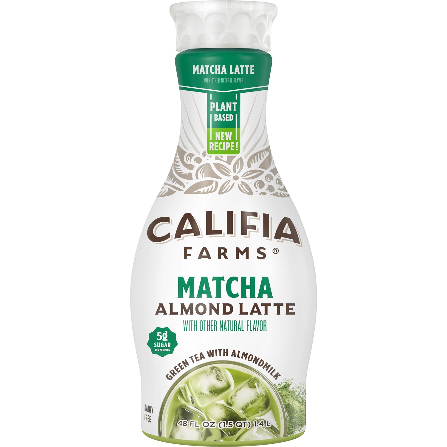 Califia Farms Almond Latte, Matcha, Plastic Bottle