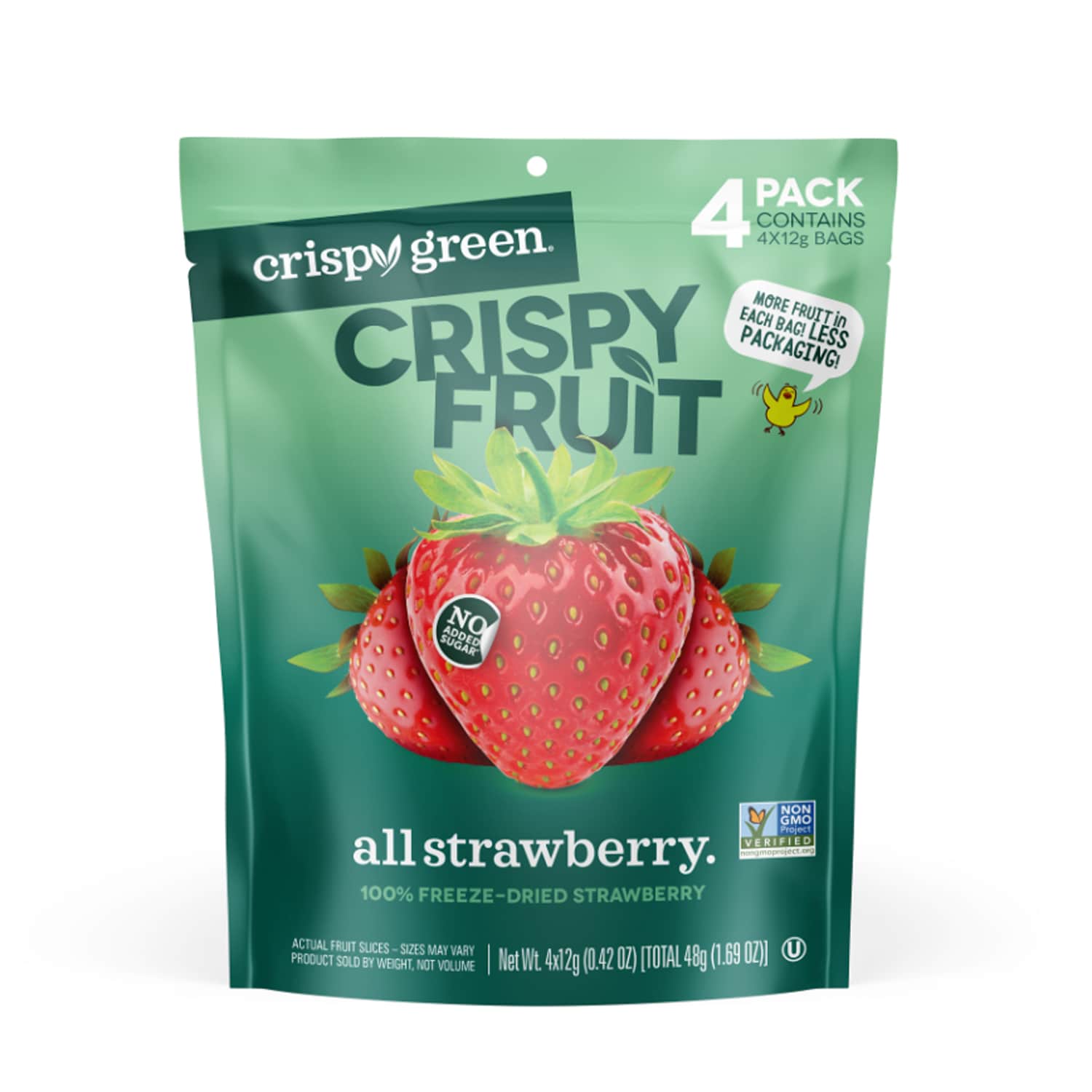 Crispy Green Freeze-Dried Strawberry